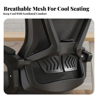 High-Back Ergonomic Sled Chair Designed for Long Sitting Office Furniture