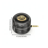 Speaker with 3.5mm Plug Compact Line-in Speaker Lightweight Mini for Travelers, Travel, Desk