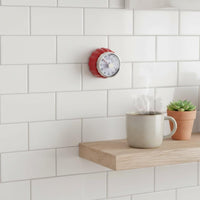 Mechanical Kitchen Timer Compact Stick-on Kitchen Timer Space Saving