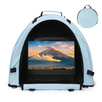 Portable Sunshade Beach Laptop Bag for Outdoor Work, Anti-Glare Computer Cover