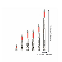 Attractive screwdriver piece, high-hardness Phillips drill adapter, strong magnetism, resistantslip, professional tool for repair, installation, and DIY projects.
