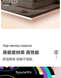 跳绳减震垫圆形隔音瑜伽垫防滑室内跳绳静音垫专业健身家用垫子