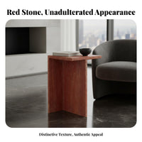 2 Pieces Cylinder and Pebble Table Pair curated aesthetic Household Furnishing Minimalist Design Natural Texture for Living Room