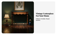 Narrow Sideboard Table with Storage Vintage & Look Narrow Two-Drawer Console Table French Retro Design Adaptable Use