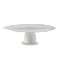Tray with Pedestal Natural Sculptural Tray Elegant for Coffee Table
