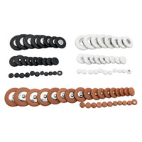 28 Pieces Sheepskin Material B-Flat Soprano Sax Key Pads Good Sealing Soprano Sax Pad Set Saxophone Tone Hole Pads for Musicians