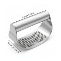 Heavy Duty Perforated One-Piece Garlic Press Stainless Steel Garlic Press