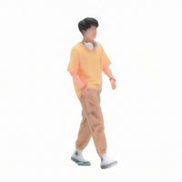 Miniature Boy Figurine Display Handmade Resin Figurine