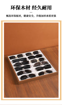 Eyeglass Store Counter Display Tray with Sunglasses Organizer