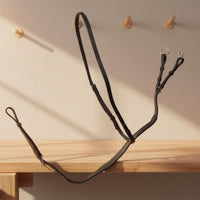 Horse Head Lowering Strap Cowhide Leather Horse Breast Strap Raised Padding