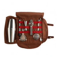 Travel Portable Bartender Kit Outdoor Bartender Kit Fabric Storage Bag Shaker Set Stainless Steel