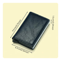Long-Lasting NFC-Blocking Blocking Wallet Large Capacity Front Pocket Wallet Personal Accessory for Travel