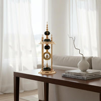 Luxury Table Clock Non-Ticking Nordic Style Clock Vintage Style Home Decor