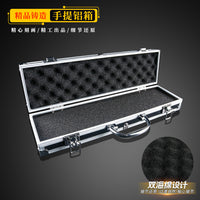 36×10×5.8CMCM迷你手提铝箱工业风铝合金零件收纳箱展示箱