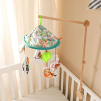 Safari Creature Mobile Easy Setup Crib Hanging Creature Toy Rotation for Babies