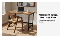 Utilitarian Long Workbench Sturdy Wood Top Multi-Person Work Table Sturdy Construction Easy to Assemble for Startups