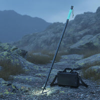Collapsible Hiking Pole Illuminate-in-the-Dark Telescopic Climbing Pole Kit