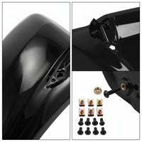 Motorcycle Front Fairing Custom Front Windshield Easy to Install Wind Deflector for Highway Cruising