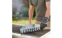 Coals Basket Galvanized Steel BBQ Coals Basket Ventilated Design Barbecue Tool