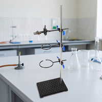 Iron Stand with Rings Retort Support Stand with Clamps Metalware Set Heavy Duty for Teachers