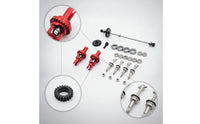 Drivetrain Assembly Upgraded Differential Set Maintenance Gearbox Assembly for Hobbyists, Builders, Rebuilds