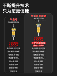 升级半自动调节深度限位沉孔钻不伤面板轻松拆装螺丝眼锥孔钻套装