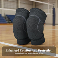 2 Pieces Volleyball Knee Pads Thickened Padding Thick Sponge Knee Protectors