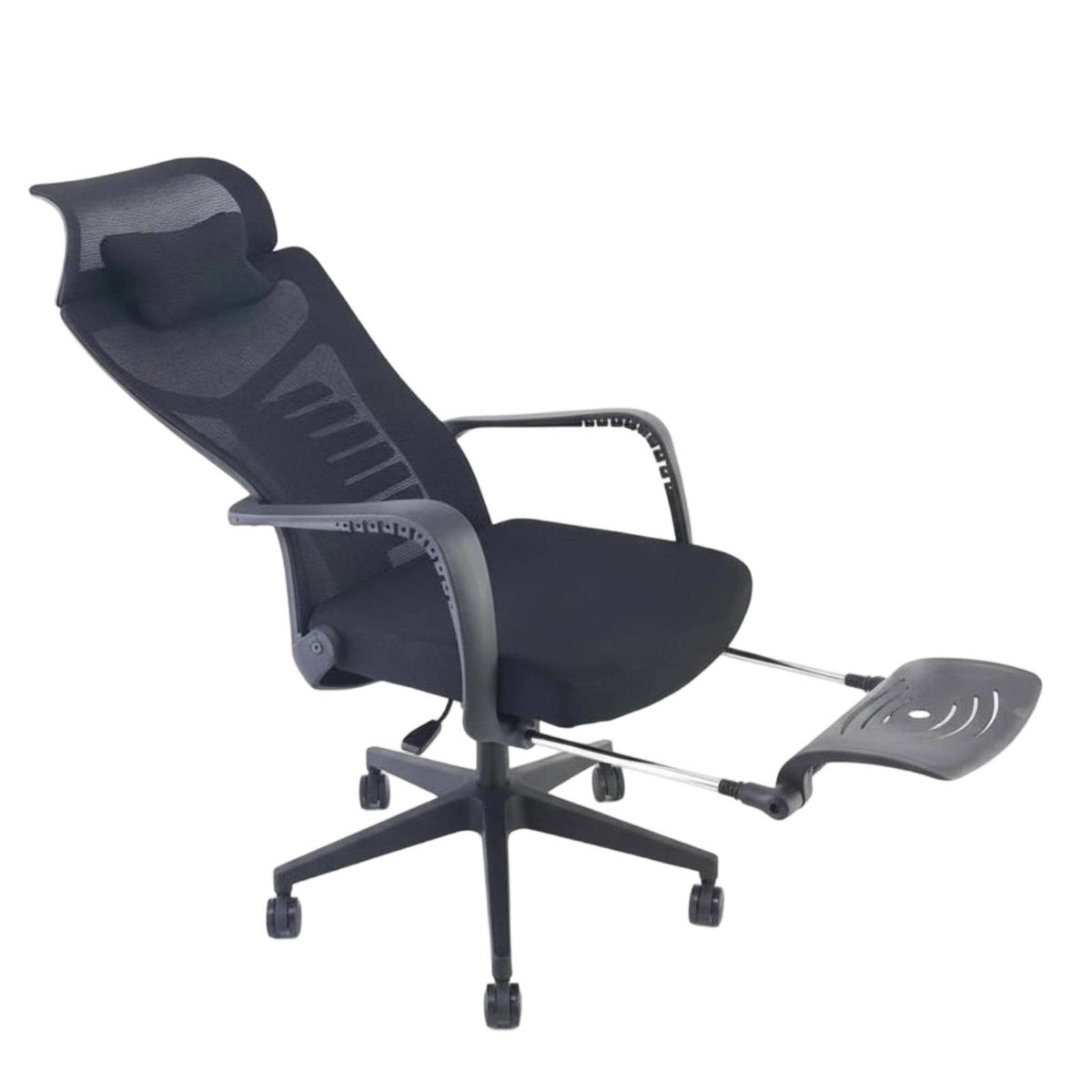 Reclining Mesh Chair with Footrest 360-Degree rotating for Study, Students, enthusiasts