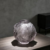 New Chinese Style Round Transparent Fish Vase Decorative