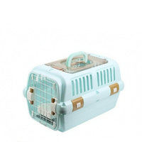Hard-Shell Pet Carrier Wire Door Travel Gear Secure