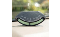 Slimline Inclinometer with Bubble Vial Liquid-Filled Manual Angle Gauge Compact Slope Indicator Accurate for Drivers, off-Roaders