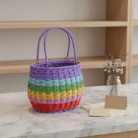 Oval Storage Basket Woven Basket Open Top