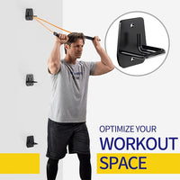 Wall-Mounted Exercise Anchor for Resistance Bands - Metal Wall Hook for Home Gym
