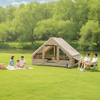Easy-Setup Inflatable Camping Tent Spacious Inflatable Tent with Hand Pump Weather-Ready Portable for Campers, Glampers, Outdoor Stays