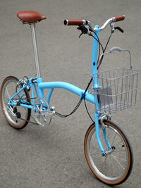 DayDayBike Detachable Front Basket for Folding Bikes, Metal, 40x21x30 cm, 5 kg Capacity