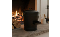 3 Pieces Covered Ash Container with Tool Holder Large Capacity for Indoor