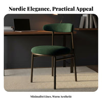 Upholstered Shell Chair Nordic design Seating Furniture Minimalist Design