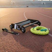 Ab Roller Wheel with Resistance Bands Fitness Equipment Portable for Home Gym