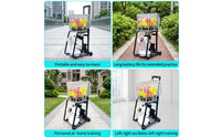 Pickleball Machine with Remote Control Portable Pickleball Machine Wheeled Ball Thrower for Coaches, Backyard, Driveway