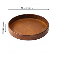 Rotating Seasoning Rack Multi-Purpose Wooden Rotating Tray Heavy Duty