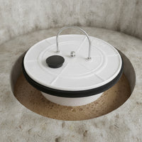 Water-Seal Drain Plug Watertight Drain Plug with Handle Reusable for Pig Farmers, Manure Channels, Barns