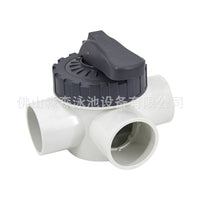 PVC Three-Way Valve for Swimming Pool Diverter