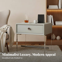 Sofa Side Table Minimalist aesthetic Waterfall Side Table C-Shaped for Small Spaces