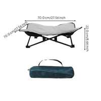 Waterproof raised pet bed