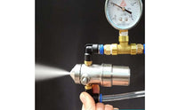 Humidification Nozzle with Elbow Fittings Stainless Steel Misting Nozzle with Brass Body Industrial for Factory, Workshop