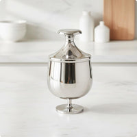 Beverage Glass Candy Jar Easy to Clean Goblet Storage Container Mirror Finish Table Decor for Desktop