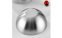 Bowl with Water-Filled Culinary DesignGrade Insulated-Wall Bowl Rust-Resistant Tableware for Buffet, Kitchen