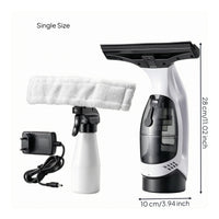 Electric Glass Cleaner Pistol Grip Handheld Glass Cleaner Spray Bottle Set Transparent Tank Cleaning Tool Wide Head