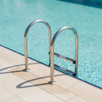 5-Step Pool Ladder Stainless Steel Pool Ladder with Non-Slip Steps Rust-Resistant for in-Ground Pools