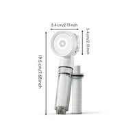 High Pressure Filtered Shower Head, Adjustable, Handheld